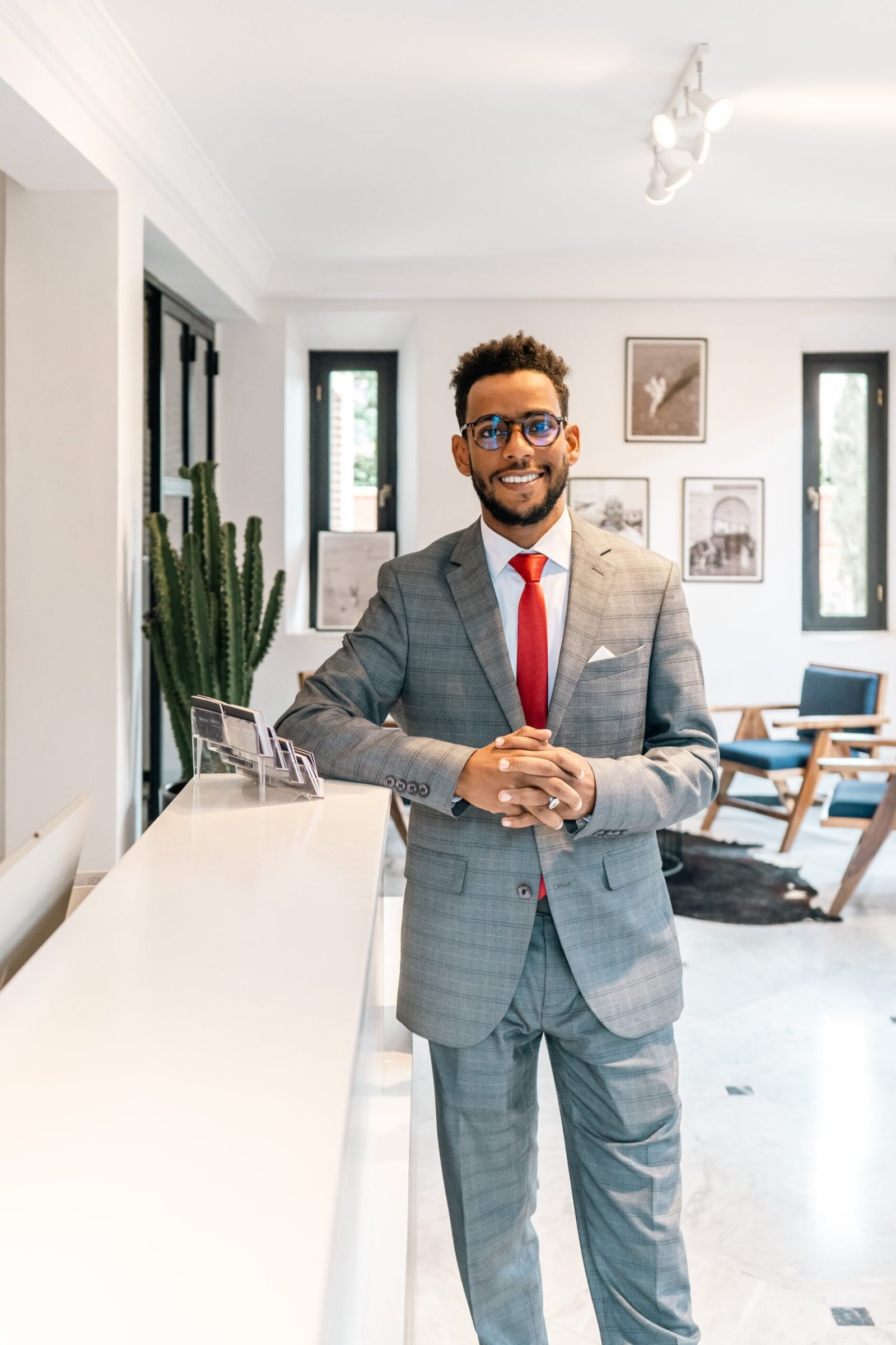 Portrait of Dr Abdelhadi Laaouina, luxury real estate advisor in Marrakech